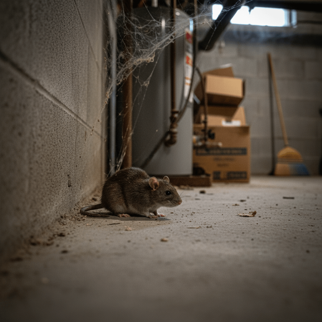 Schädlingsbefall im Keller