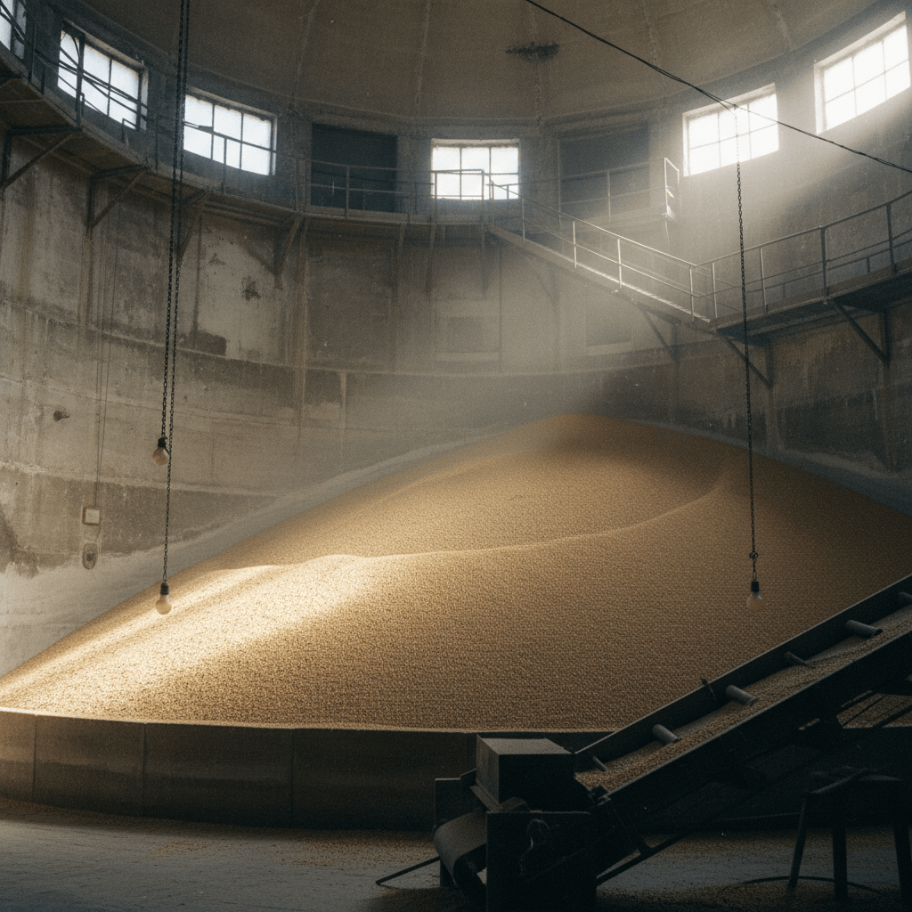 Lagerhalle für Getreide