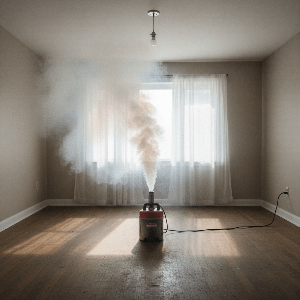 Raumvernebelung gegen Insekten Einsatz